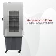 Nobel Air Cooler Honeycomb Automatic Louver Movement 60L Grey - NAC1111