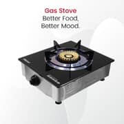 Nobel Single Stove Gas Burner Glass Top Heavy Cast Iron NGT1002G