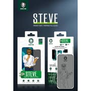 Green 9H Steve Privacy Full Glass Screen Protector iPhone 14 Pro Max Compatibility - Black