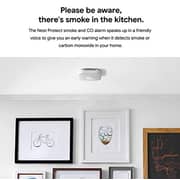 Nest S3000BWDE Protect 2 Generation Smoke and Carbon Monoxide Detector Set of 1 White