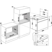 Indesit Built In Full Gas Multi Function Oven IGGSM-533G3
