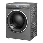 Hisense 12 Kg Front Load Washing Machine 1400 RPM Quick Wash Drum Clean LED Display Silver - WFQY1214VJMT- International Version