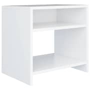 vidaXL Bedside Cabinet White 40x30x40 cm Engineered Wood