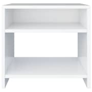 vidaXL Bedside Cabinet White 40x30x40 cm Engineered Wood