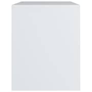 vidaXL Bedside Cabinet White 40x30x40 cm Engineered Wood