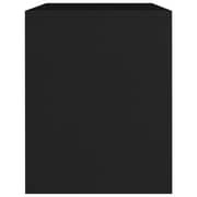 vidaXL Bedside Cabinet Black 40x30x40 cm Engineered Wood