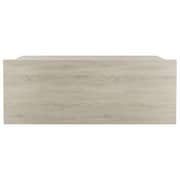 vidaXL Floating Nightstand Sonoma Oak 40x30x15 cm Engineered Wood