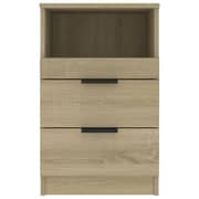 vidaXL Bedside Cabinets 2 pcs Sonoma Oak Engineered Wood