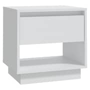 vidaXL Bedside Cabinets 2 pcs White 45x34x44 cm Engineered Wood