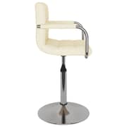 vidaXL Dining Chair Cream Fabric