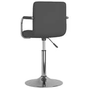vidaXL Dining Chair Dark Grey Fabric