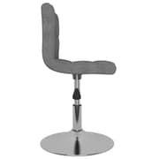 vidaXL Swivel Dining Chairs 4 pcs Light Grey Fabric