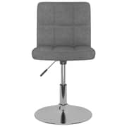 vidaXL Swivel Dining Chairs 4 pcs Light Grey Fabric