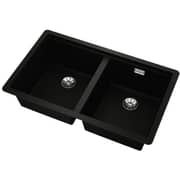 TEKA Tegranite Sink 2-in-1 Installation with Dual Bowls - Radea R10 2B 750 M