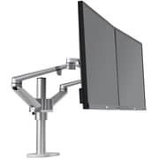 Upergo Full Motion Dual Monitor Stand Silver 17-32inch