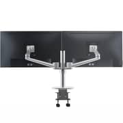 Upergo Full Motion Dual Monitor Stand Silver 17-32inch
