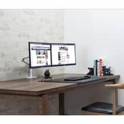 Upergo Full Motion Dual Monitor Stand Silver 17-32inch