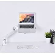 Upergo 2 In 1 Laptop Stand with Monitor Arm 17-27inch Silver