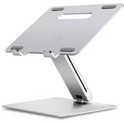 Upergo Aluminum Adjustable Laptop Stand 17inch Silver