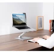 Upergo Aluminum Adjustable Laptop Stand 17inch Silver