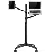 Upergo 3 In 1 Floor Laptop/Tablet Stand 17inch Black