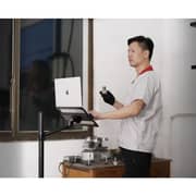 Upergo 3 In 1 Floor Laptop/Tablet Stand 17inch Black