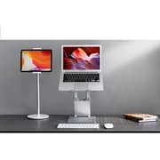 حامل لابتوب قابل للضبط مقاس 17 بوصة لون فضي من أوبرجو