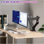 Gameon Dual Gaming Monitor Arm 17-33inch Space Grey
