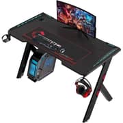 Gameon Hawksbill Series RGB Flowing Light Gaming Desk Black
