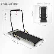 2-in-1 Foldable Treadmill | Ultra-Thin Walking Pad, 2.25HP Quiet Brushless Motor, LED Display & FS App | Under-Desk Treadmill for Home & Office, Compact Running Machine – EM-1263