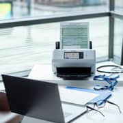 Brother ADS-4700W Professional Wireless Desktop Scanner / Duplex Scanning- White