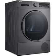 LG Heat Pump Dryer, 8kg Capacity, A++, Dark Silver color