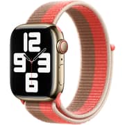 Green Lion Nylon Sport Watch Strap 45mm Wheat