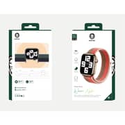 Green Lion Nylon Sport Watch Strap 45mm Wheat