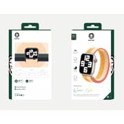 Green Lion Nylon Sport Watch Strap 45mm White