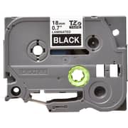 Brother TZe-345 18mm White on Black Laminated Tapes