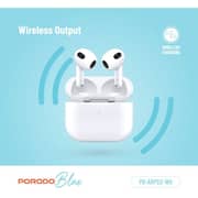 Porodo Wireless Earbuds 3 White - PB-ARPD3-WH