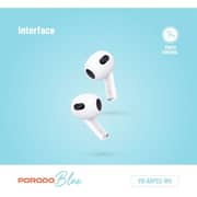 Porodo Wireless Earbuds 3 White - PB-ARPD3-WH