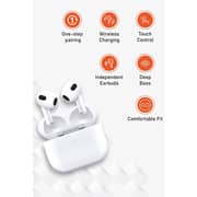 Porodo Wireless Earbuds 3 White - PB-ARPD3-WH