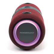 Powerology Cypher Portable Stereo Speaker - Red