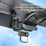 Yesido Sun Visor Adjustable Mount Car Holder Black