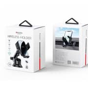 Yesido Wireless Fast Charger Car Phone Holder Black