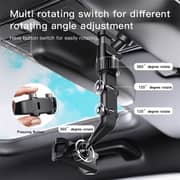 Yesido Car Rear View Mobile Holder Black