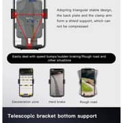 Yesido Bicycle Bracket Mobile Holder Black