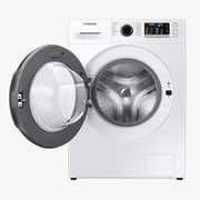 Samsung 8 Kg Front Load Washing Machine 1400 RPM With Eco Bubble Hygiene Steam & Digital Inverter Technology White - WW80TA046AE - International Version