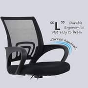 Galaxy Design Ergonomic Computer Desk Chair for Office & Gaming with Back & Lumbar Support Black - Gdf-7825