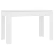vidaXL Dining Table White 120x60x76 cm Engineered Wood