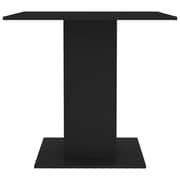 vidaXL Dining Table Black 80x80x75 cm Engineered Wood