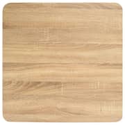 vidaXL Bistro Table Light Brown 60X60 cm MDF