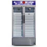 مبرد زجاجات قائم من بابين سعة 650 لترًا موديل ZSF650 من زين